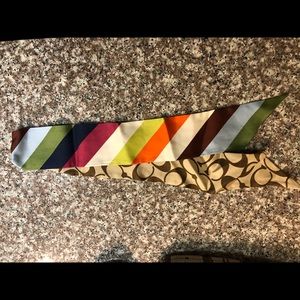 Coach Purse Scarf Reversable